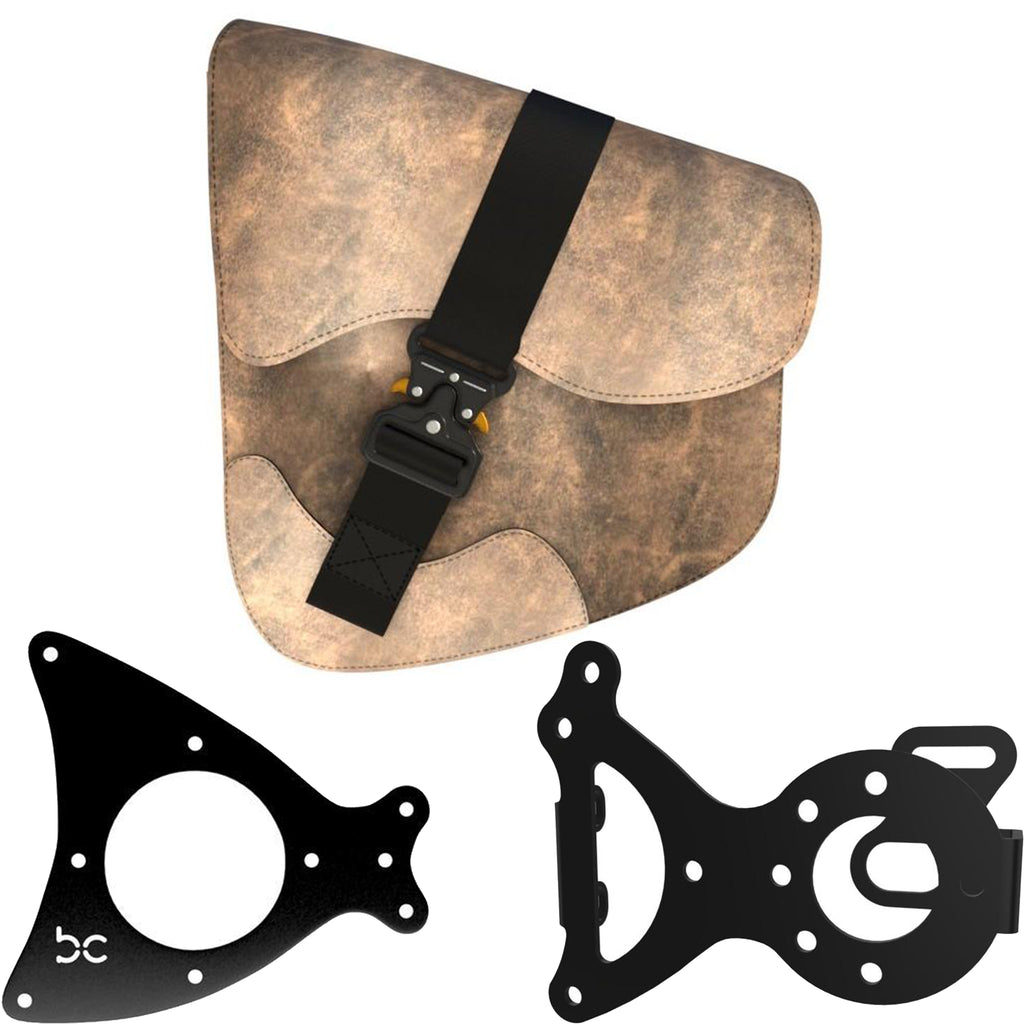 Honda Shadow vt1100c SaddleBag Kit (SaddleBag + Left Bike Bracket + SaddleBag Bracket)