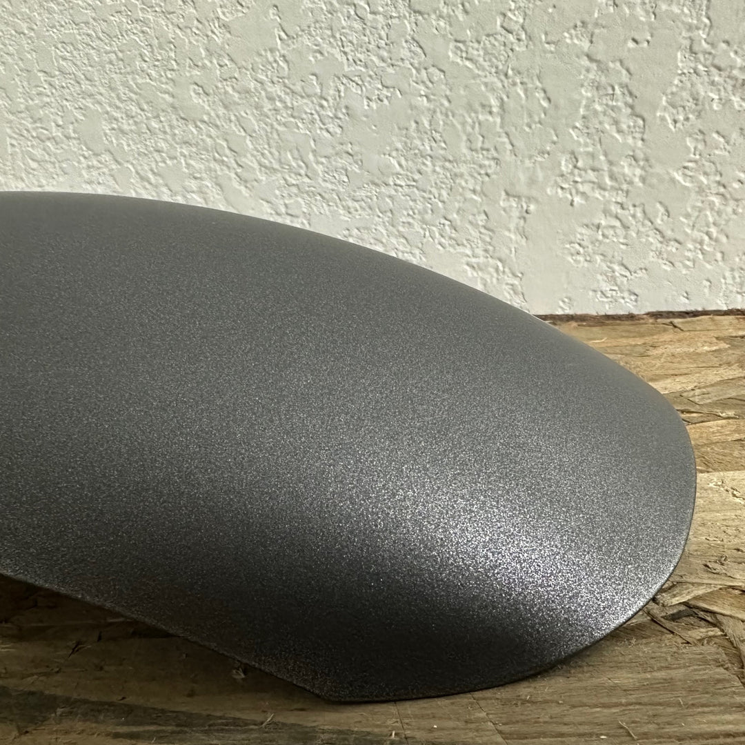 Liquidation - 5.5" / 140mm 1-Piece Steel Matte Black Front Fender (powder coated grey)