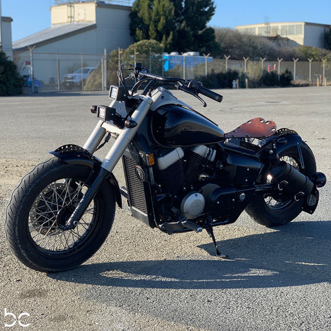 Honda Shadow VT750 (Shaft) Leather Solo Seat Kit