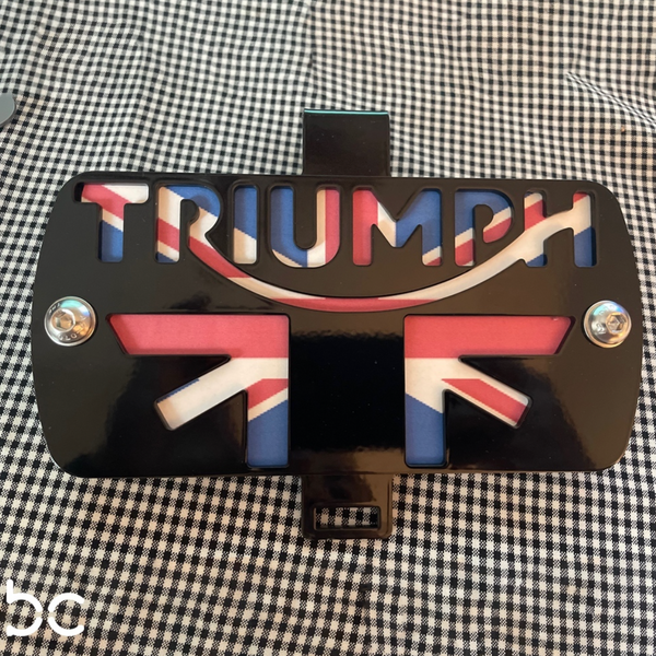 Triumph America Speedmaster Battery Box Cover Accent Flag Bobbercycle 7330