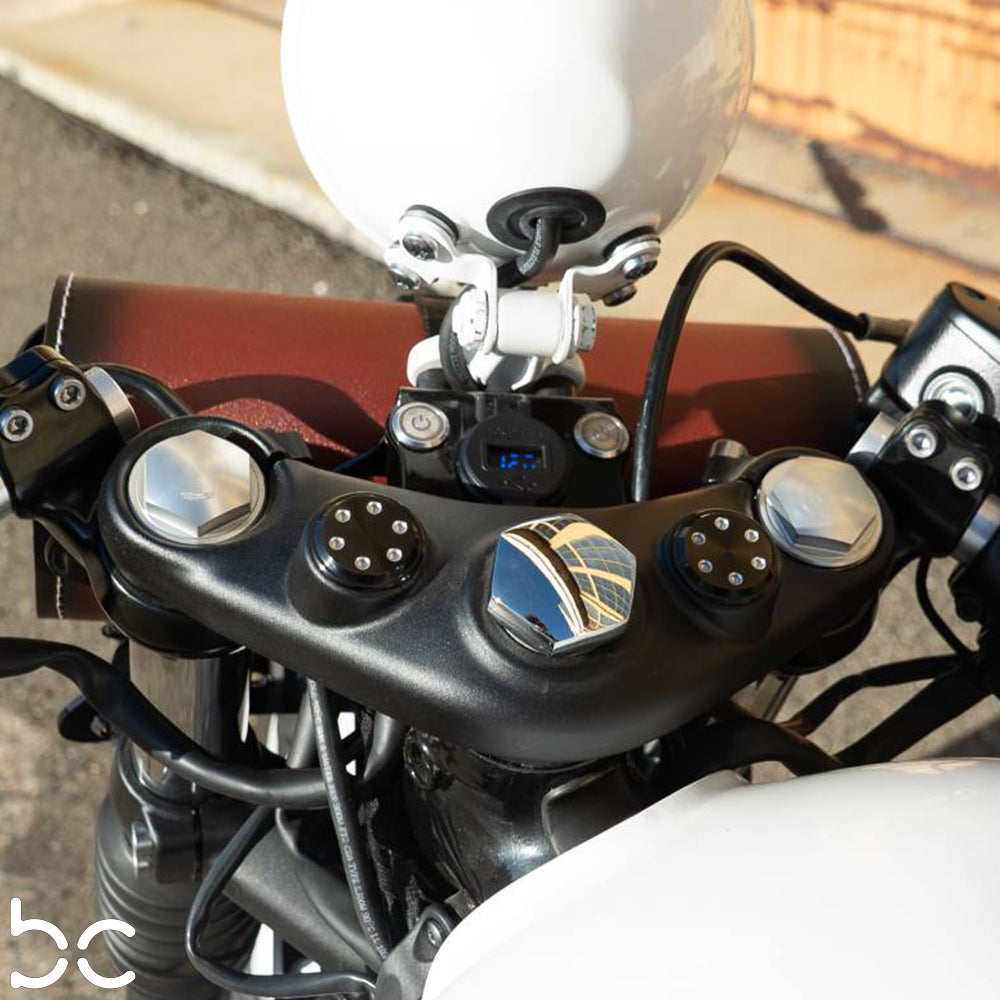 Triumph Bonneville Bobber Engine Accent Left - Wings