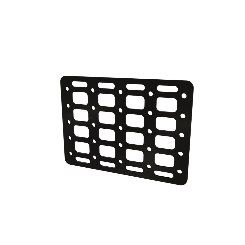 Multi-FIT Tactical Rigid MOLLE Panel (#6) 269mm x 194mm (Powder Coated)