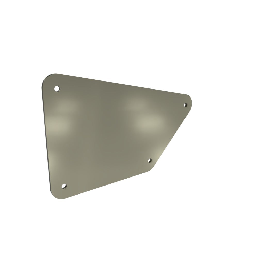 Honda Rebel CMX250 Left Side Cover Blank (Raw Steel)