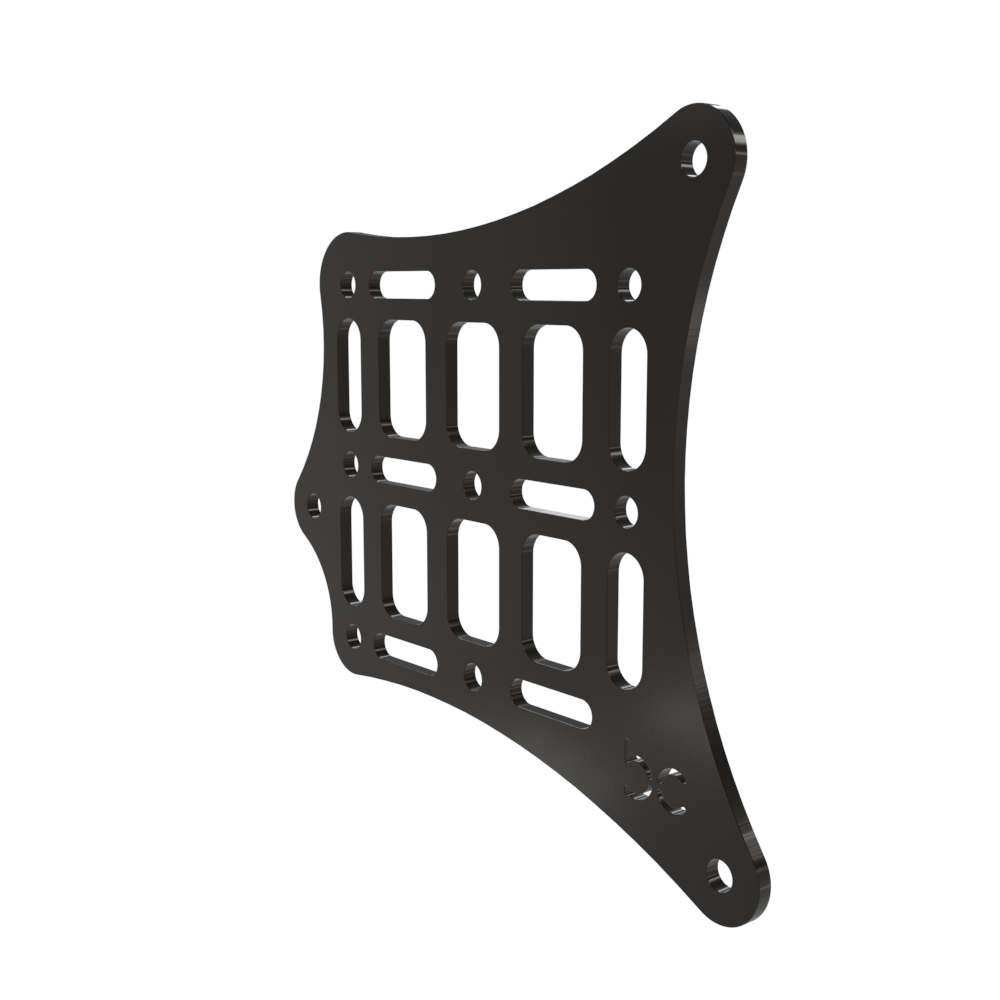 Universal External Saddle Bag Mounting Bracket and Straps Molle