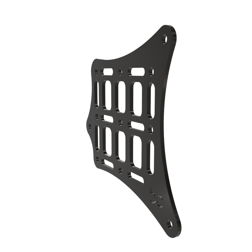 Universal External Saddle Bag Mounting Bracket and Straps Molle