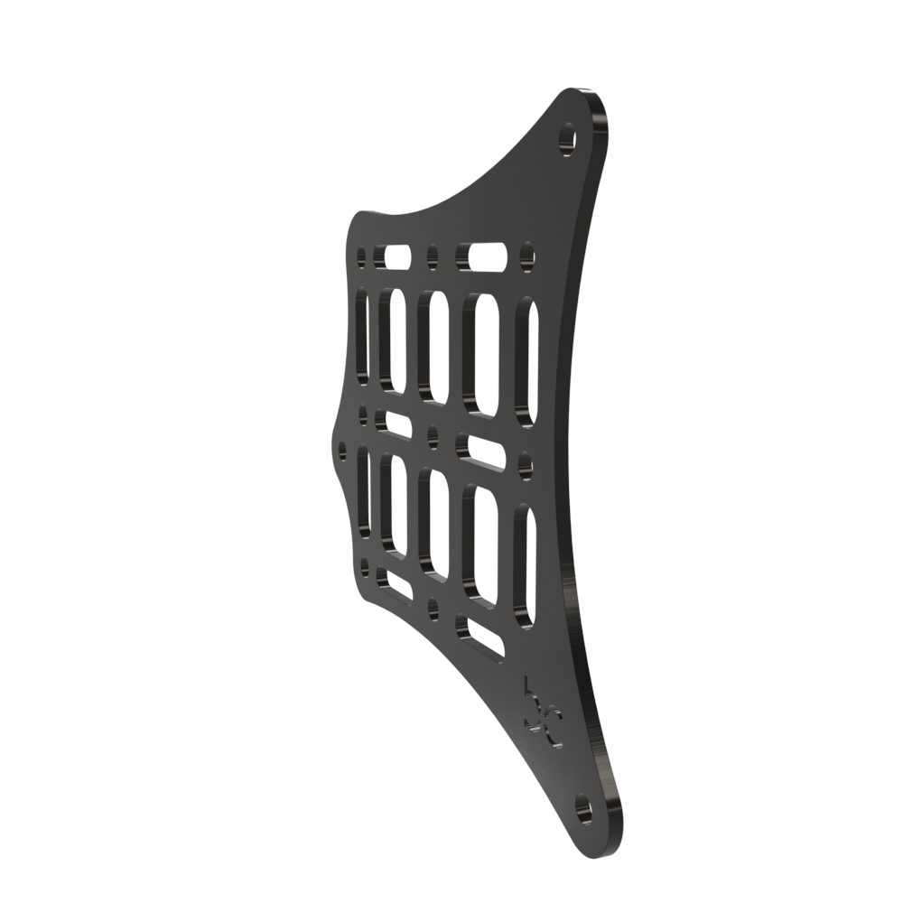 Universal External Saddle Bag Mounting Bracket and Straps Molle
