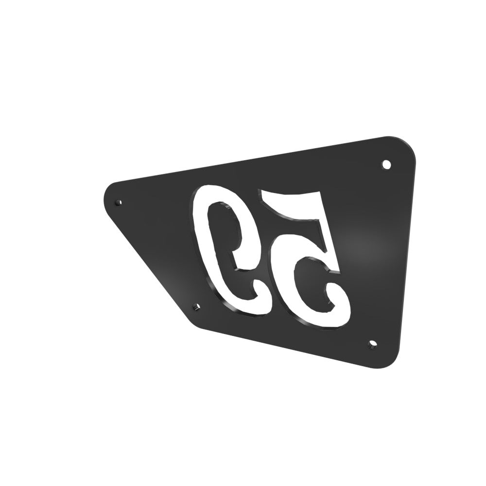 Honda Rebel CMX250 Left Side Cover 59 (Powder Coated)