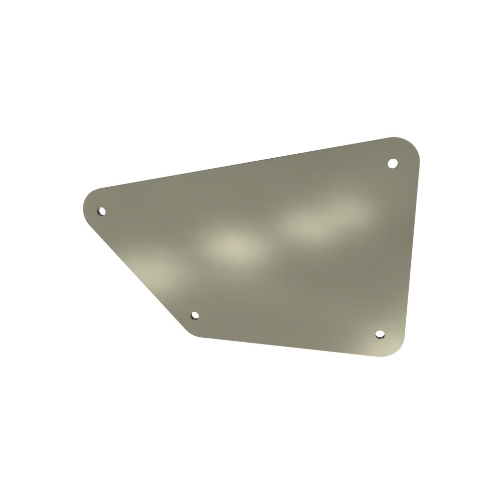 Honda Rebel CMX250 Left Side Cover Blank (Raw Steel)