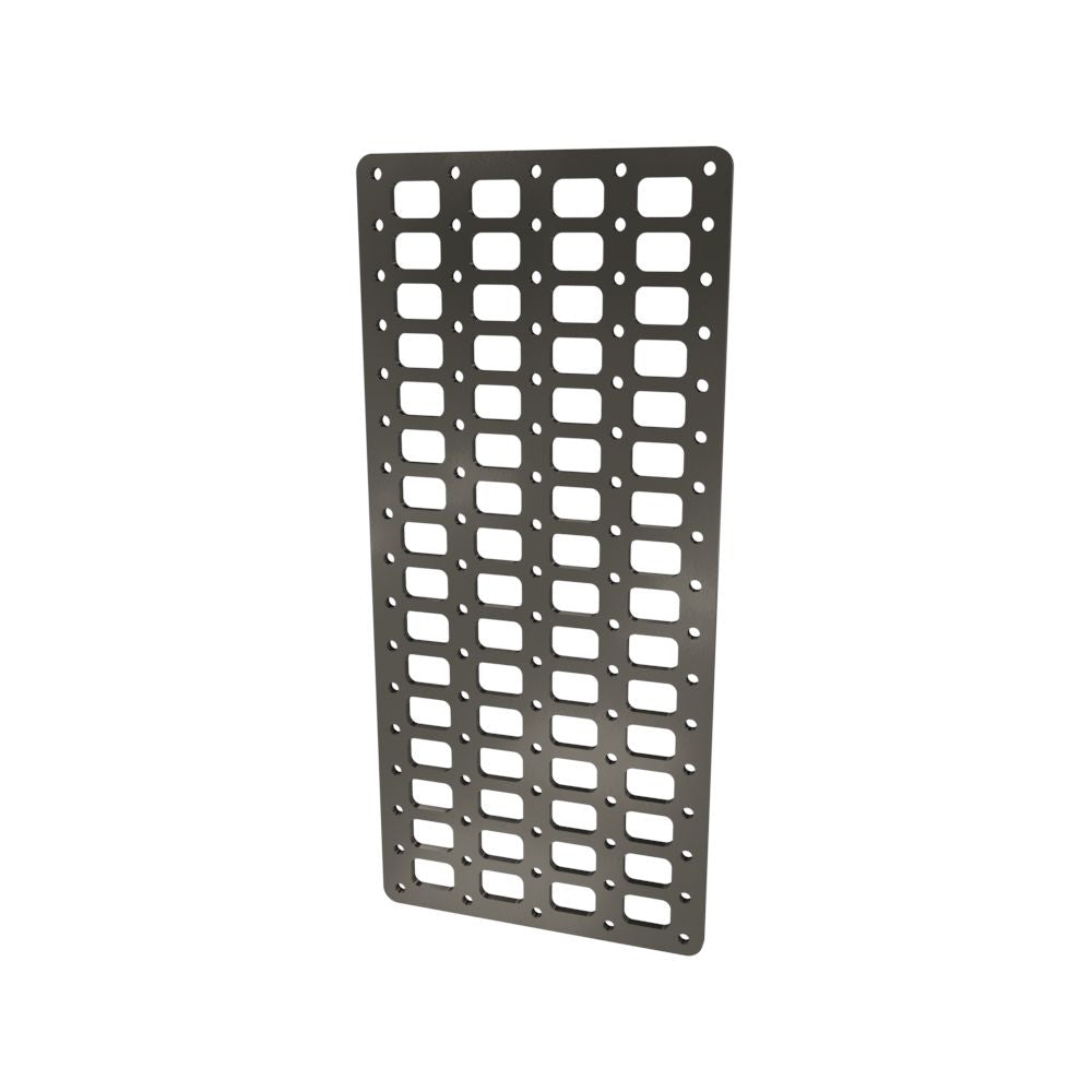 Multi-FIT Tactical Rigid MOLLE Panel (#2) 269mm x 594mm (RAW METAL)