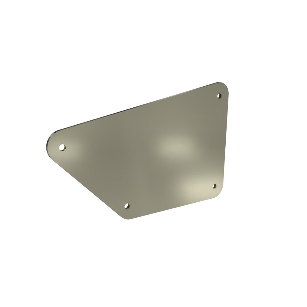 Honda Rebel CMX250 Left Side Cover Blank (Raw Steel)