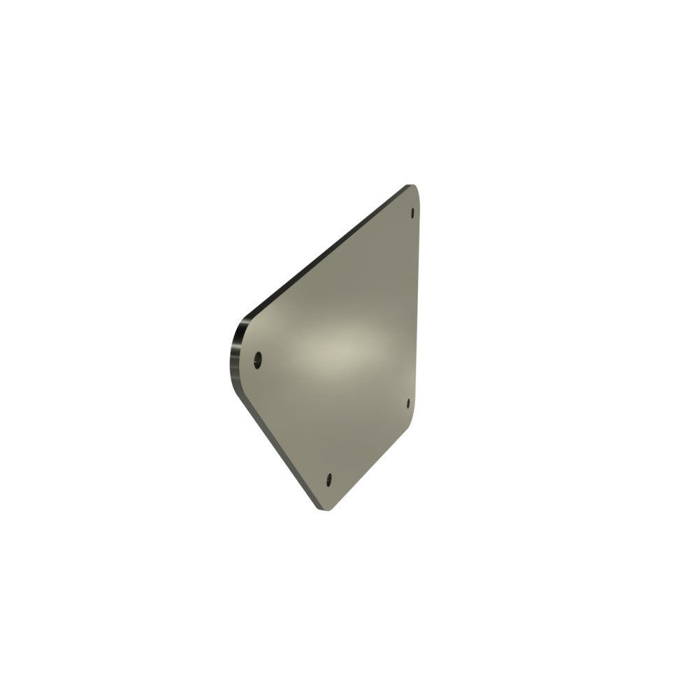 Honda Rebel CMX250 Left Side Cover Blank (Raw Steel)