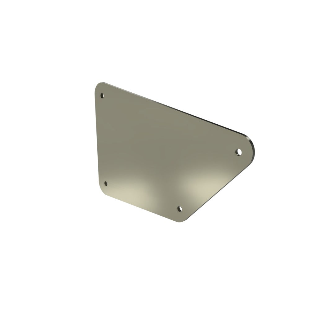 Honda Rebel CMX250 Left Side Cover Blank (Raw Steel)