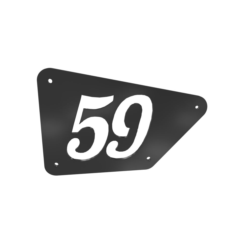 Honda Rebel CMX250 Left Side Cover 59 (Powder Coated)