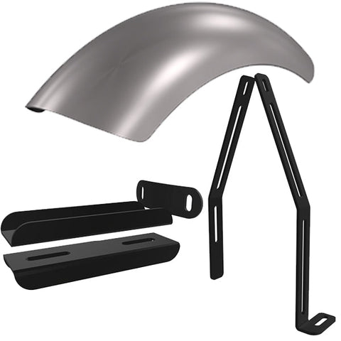 Honda Shadow VT750 (Shaft) Rear (ALUMINUM) Fender Strut Kit + Fender + Curved Fender Bracket